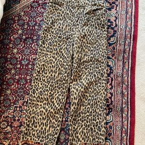 levi’s ribcage straight cheetah pants!